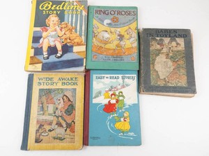 Vintage Childrens Storybook Mixed Lot of 5