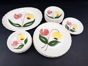 Blue Ridge Floral Dinnerware Mixed Set (20 Pieces)