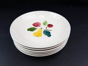 Vintage Stetson Fruit Pattern Plates (Set of 6)