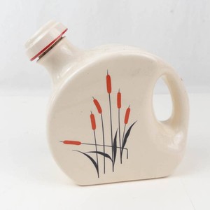 Vintage Universal Potteries Cattail Canteen Water Jug