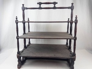 Three-Tier Wooden Whatnot Shelf