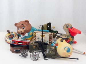 Vintage Tin Wind-Up Toy Mixed Lot