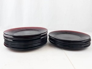 Vintage Anchor Hocking Ruby Red Glass Plates (Lot of 15)