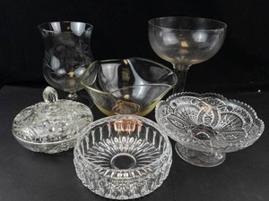 and Princess House Lead Crystal and Other Glass Serveware