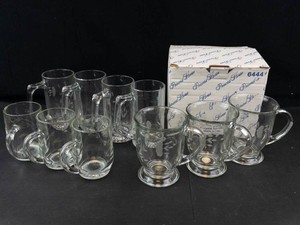 Princess House Crystal Mugs Mix (Lot of 10)