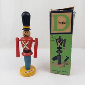 Vintage Doepke Take-Apart Soldier With Box
