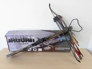 Jaguar Crossbow With Scope, Bolts & Box