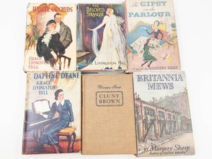 Vintage Grace Livingston Hill & Margery Sharp Hardcover Books (Lot of 6)