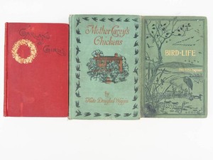Antique Garland for Girls, Mother Careys Chickens & Bird-Life Book Trio