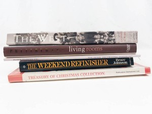 Home Decor, Refinishing & Western History Book Mixed Lot of 5