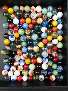 Vintage Glass and Metal Marble Mixed Lot