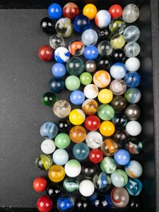 Vintage Assorted Glass Marbles
