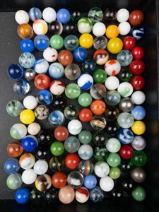 Vintage Assorted Glass Marbles