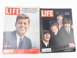 LIFE Beatles & JFK Magazines (Lot of 2)