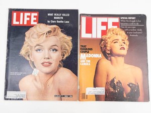 Vintage LIFE Magazines Marilyn Monroe & Madonna (Lot of 2)