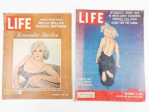 Vintage LIFE Marilyn Monroe Magazines (Lot of 2)