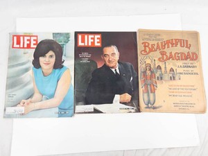 Vintage LIFE Magazines & Beautiful Baghdad Booklet (Lot of 3)