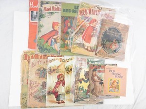 Vintage Little Red Riding Hood Storybook Mixed Lot