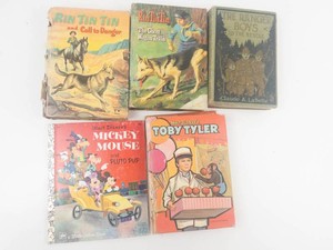 Vintage Disney, Rin Tin Tin & Ranger Boys Storybooks (Lot of 5)