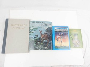 Art and Literature Book Mixed Lot of 4 Signed Hidden Forest