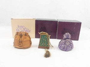 Just the Right Style Purse Miniatures (Lot of 3)
