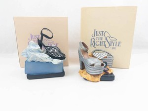 Just the Right Style Shoe Music Boxes (Lot of 2)