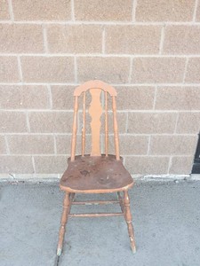 Vintage Wooden Spindle Back Chair