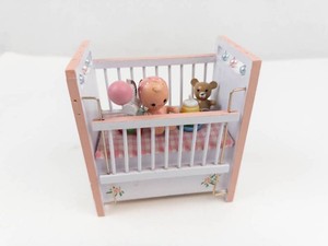 Enesco Hey Diddle Diddle Baby Crib Music Box - Tested Working