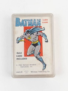 Vintage 1966 Whitman Batman Card Game High Resale Value
