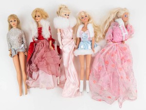 Vintage Mattel Barbie Dolls  (Lot of 5)