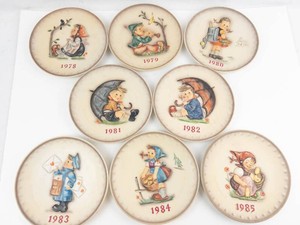 Goebel M.J. Hummel Annual Plates 1978-1985 (Lot of 8)