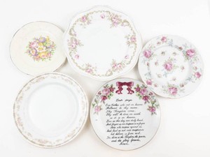 Mignon ZS & Co Bavaria Floral Plates Mixed Lot of 5