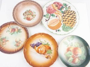 Vintage Hand Painted Fruit Plates (Lot of 5)
