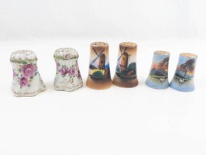 Porcelain Salt Shakers (Lot of 6)