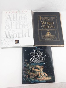 Atlas Book Lot of 3 - Hammond, Scarborough & Rand McNally