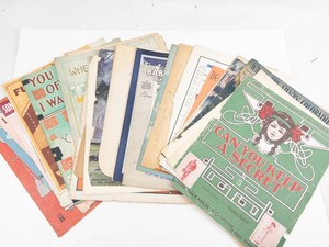 Vintage Sheet Music Mixed Lot