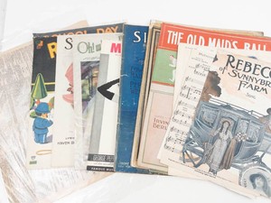 Vintage Sheet Music & Newspaper Ephemera