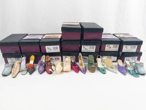 Just the Right Shoe by Raine Willitts Miniature Shoe Figurines (Lot of 16)