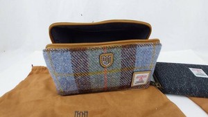 Islander Plaid Travel Bag & Harris Tweed Wool Wallet Mixed Lot