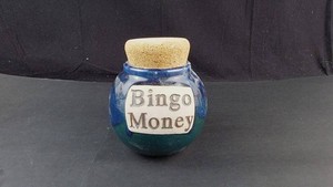 Tumbleweed Pottery Handmade Ceramic Bingo Money Jar