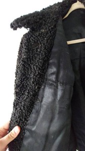 Black Persian Lamb Wool Coat