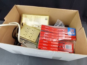 Vintage Extension Cords, Maxell Tapes & Audio Accessories Mixed Lot