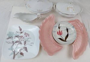 Vintage Porcelain Servingware & Decorative Dish Mixed Lot