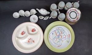 Vintage Floral China, Fitz and Floyd Plate & Serving Pieces Mixed Lot