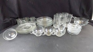 Princess House Clear Glassware Mixed Lot