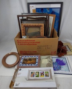 Mixed Lot Framed Artwork, Picture Frames & Home Decor