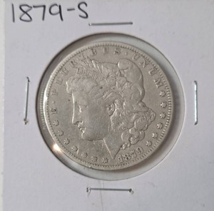1879-S Morgan Silver Dollar -VG