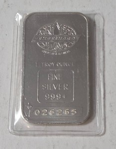 1 Troy Oz. Fine Silver Bar -Engelhard  Assayers &amp Refiners 026265- Sealed