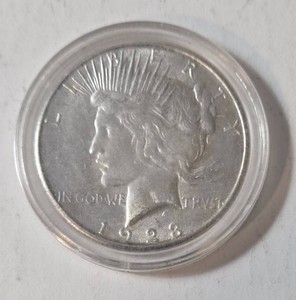 1923-S Silver Peace Dollar - MS64-Cased