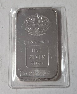 1 Troy Oz. Fine Silver Bar -Engelhard  Assayers &amp Refiners 022909- Sealed